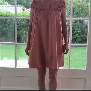 Hatch Off The Shoulder Dress
